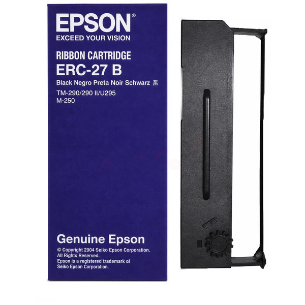 C43S015224 // ERC27B / schwarz / original EPSON Nylonband schwarz / C43S015224 / 1000000 Char.