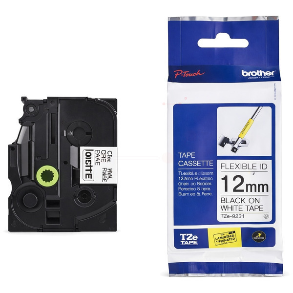 TZEFX231 / schwarz / original BROTHER PTouch Farbband / TZEFX231