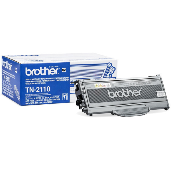 TN2110 / schwarz / original BROTHER Toner schwarz / TN2110 / 1500 S.
