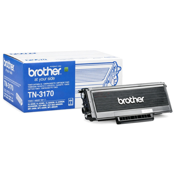 TN3170 / schwarz / original BROTHER Toner schwarz / TN3170 / 7000 S.
