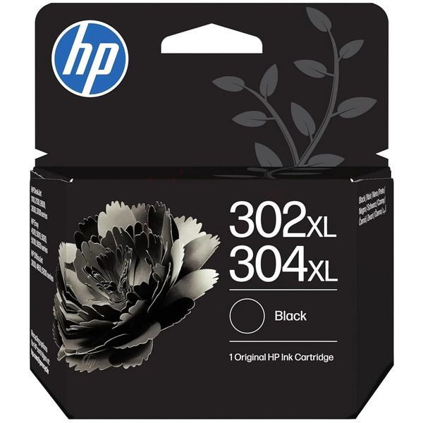B7RT9AE // 302XL/304XL / schwarz HP Druckkopfpatrone  / B7RT9AE / 300 S.