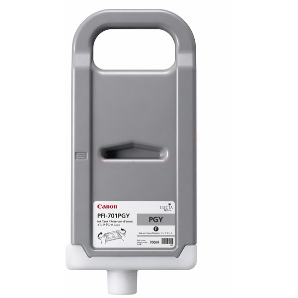 0910B001 // PFI701PGY / original CANON Tintenpatrone grau / 0910B001 / 700.00 ml