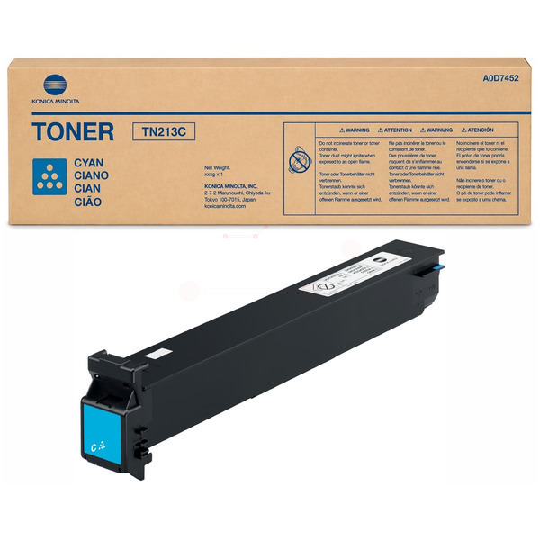 A0D7452 // TN213C / cyan / original KONICAMIN Toner cyan / A0D7452 / 19000 S.