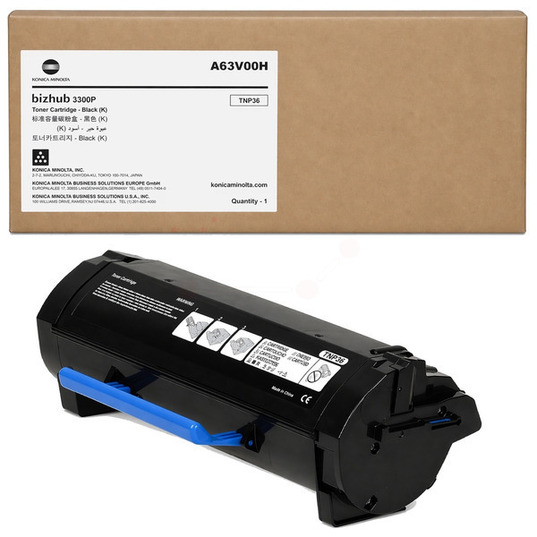 A63V00H // TNP36 / schwarz / original KONICAMIN Toner schwarz / A63V00H / 10000 S.