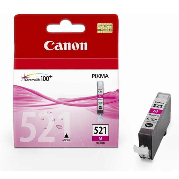 2935B001 // CLI521M / magenta / original CANON Tintenpatrone magenta / 2935B001 / 445 S. / 9.00 ml