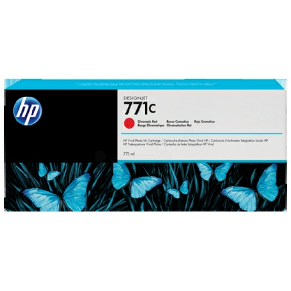 B6Y08A // 771C / original HP Tintenpatrone rot / B6Y08A / 775.00 ml