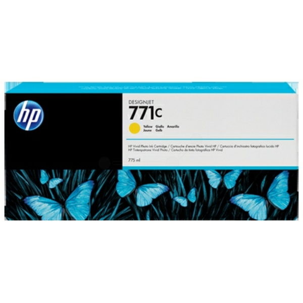 B6Y10A // 771C / gelb / original HP Tintenpatrone gelb / B6Y10A / 775.00 ml