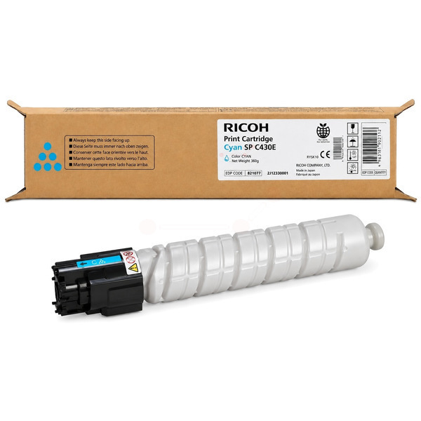 821077 // SPC430E / cyan / original RICOH Toner cyan / 821077 / 24000 S.