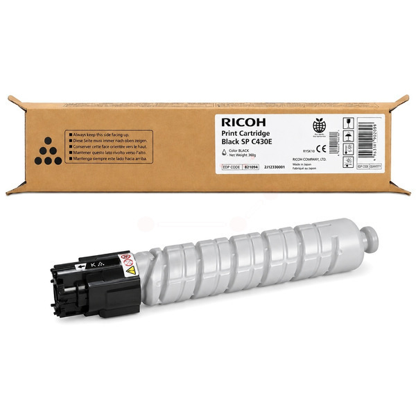 821094 // SPC430E / schwarz / original RICOH Toner schwarz / 821094 / 21000 S.