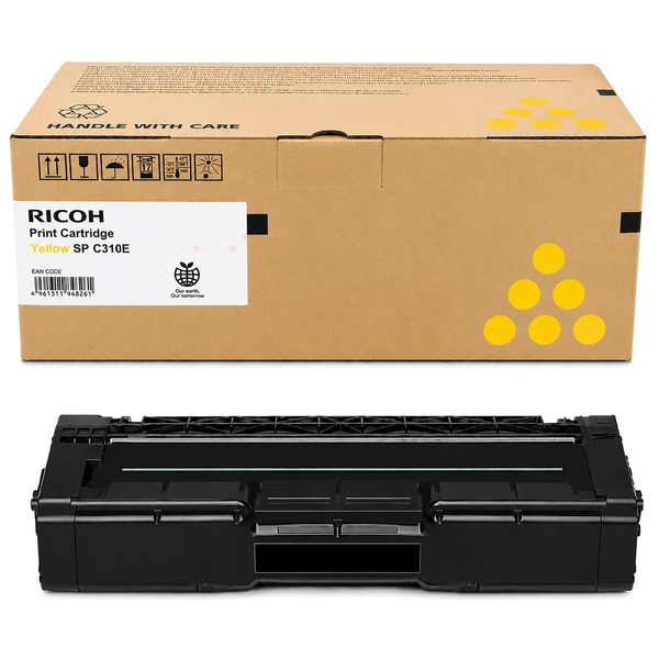 406351 // SPC310HE / gelb / original RICOH Toner gelb / 406351 / 2500 S.