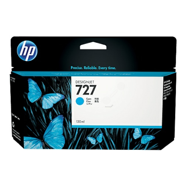 B3P19A // 727 / cyan / original HP Tintenpatrone cyan / B3P19A / 130.00 ml