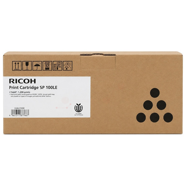 407166 // TYPESP100LE / original RICOH Toner schwarz / 407166 / 1200 S.