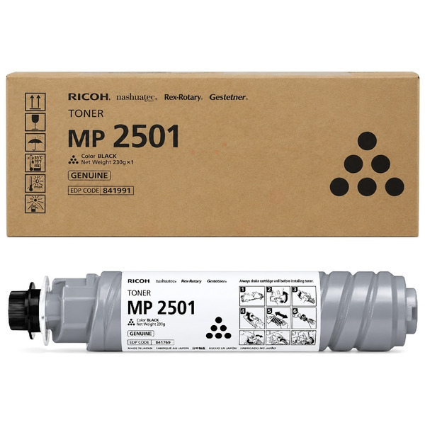 841991 // TYPE2501E / schwarz / original RICOH Toner schwarz / 841991 / 9000 S.