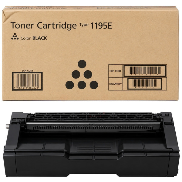 431147 // TYPE1195E / schwarz / original RICOH Toner schwarz / 431147 / 2600 S.