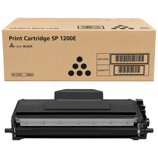 406837 // TYPE1200E / original RICOH Toner schwarz / 406837 / 2600 S.