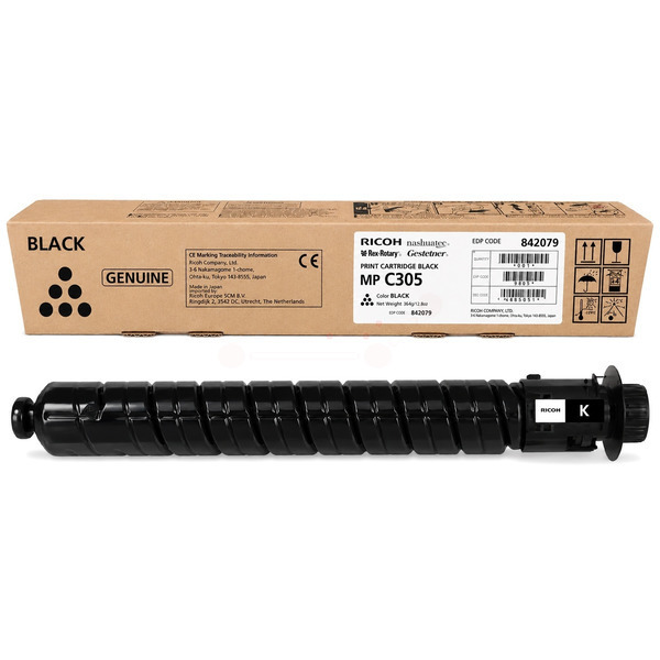 841618 // TYPEMPC305E / schwarz / original RICOH Toner schwarz / 841618 / 12000 S.