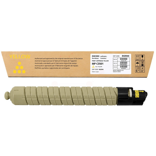 842044 / gelb / original RICOH Toner gelb / 842044 / 15000 S. / 370 Gr.  