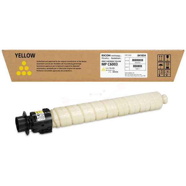 841854 / gelb / original RICOH Toner gelb / 841854 / 22500 S.