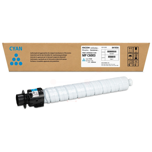 841856 / cyan / original RICOH Toner cyan / 841856 / 22500 S.