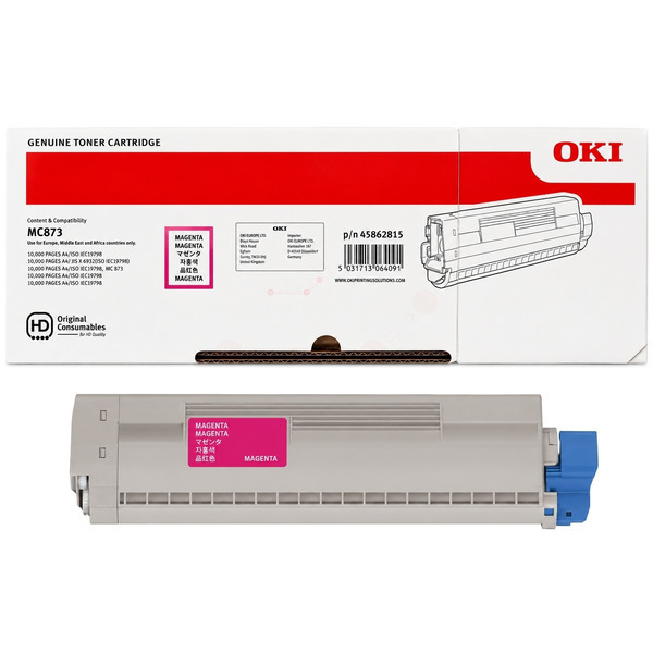 45862815 / magenta / original OKI Toner magenta / 45862815 / 10000 S.