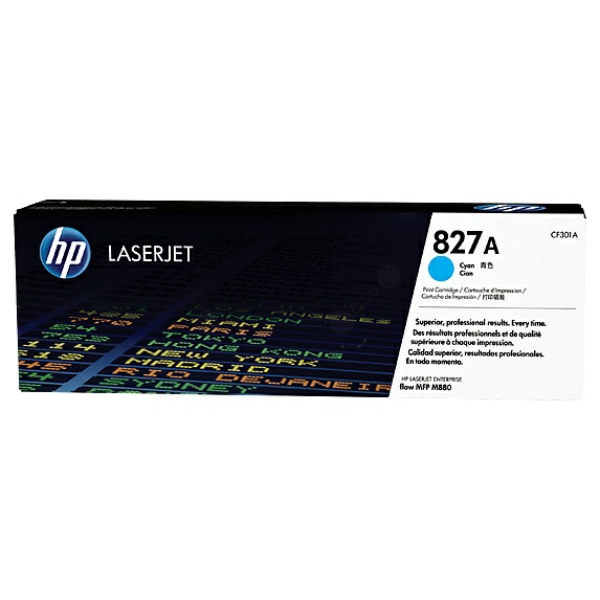 CF301A // 827A / cyan / original HP Toner cyan / CF301A / 32000 S.