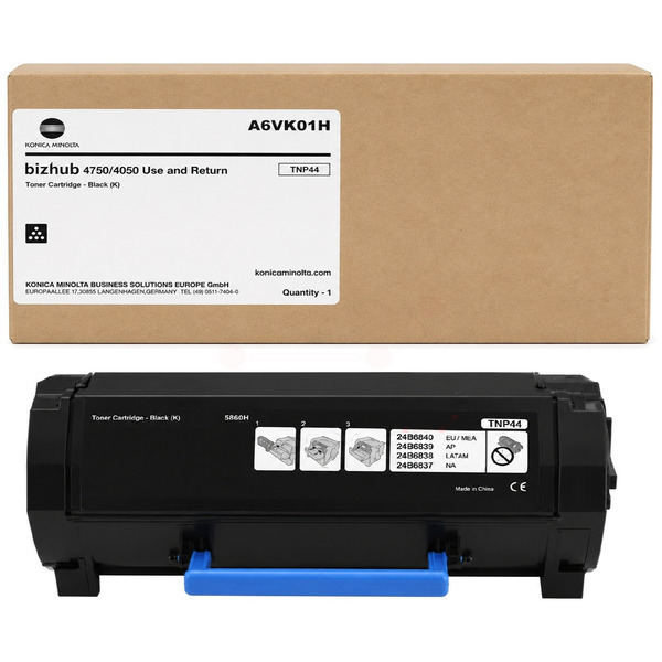 A6VK01H // TNP44 / schwarz / original KONICAMIN Toner schwarz / A6VK01H / 20000 S.