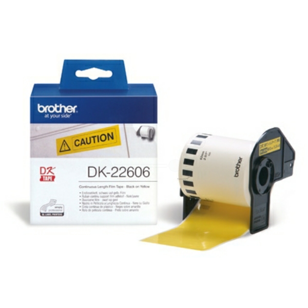 DK22606 / gelb / original BROTHER PTouch Etiketten / DK22606