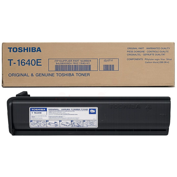 6AJ00000024 // T1640EHC / schwarz / original TOSHIBA Toner schwarz / 6AJ00000024 / 24000 S. / 675 Gr.  