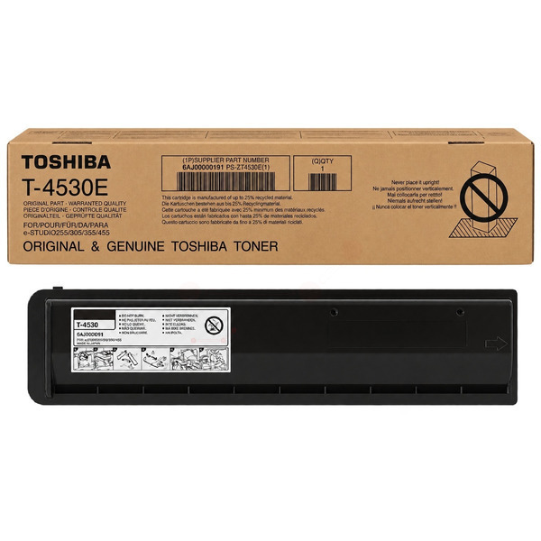 6AJ00000255 // T4530E / schwarz / original TOSHIBA Toner schwarz / 6AJ00000255 / 30000 S.