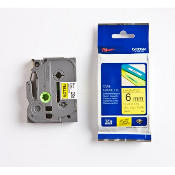 TZE611 / original BROTHER PTouch Farbband / TZE611
