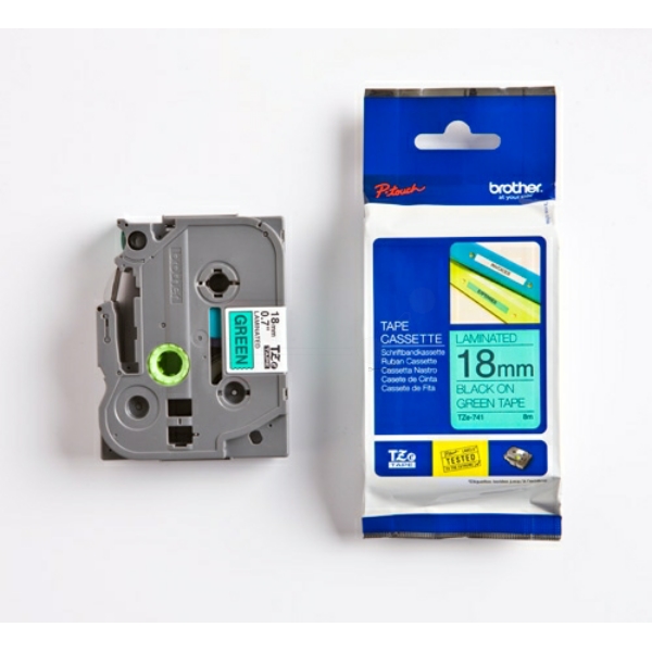 TZE741 / original BROTHER PTouch Farbband / TZE741