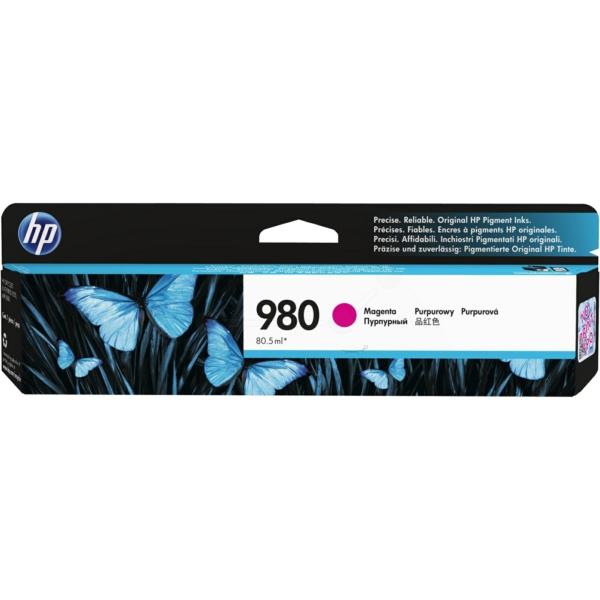 D8J08A // 980 / magenta / original HP Tintenpatrone magenta / D8J08A / 6600 S. / 80.50 ml
