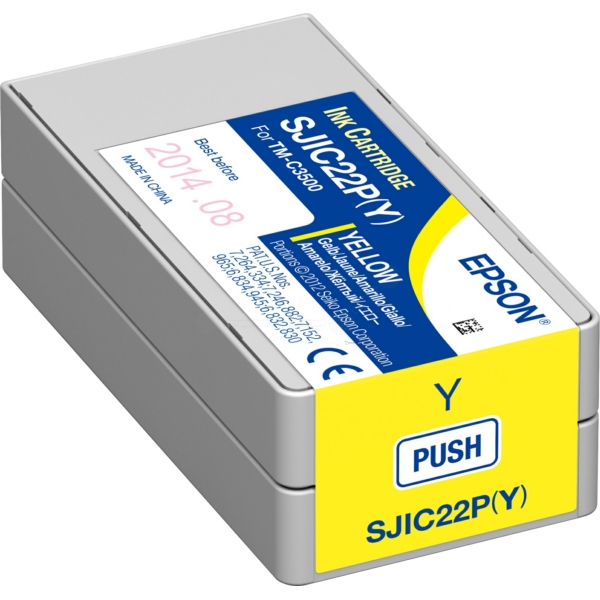 C33S020604 // SJIC22PY / original EPSON Tintenpatrone gelb / C33S020604 / 32.50 ml
