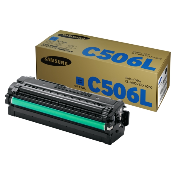 SU038A // CLTC506L / cyan / original SAMSUNG Toner cyan / SU038A / 3500 S.