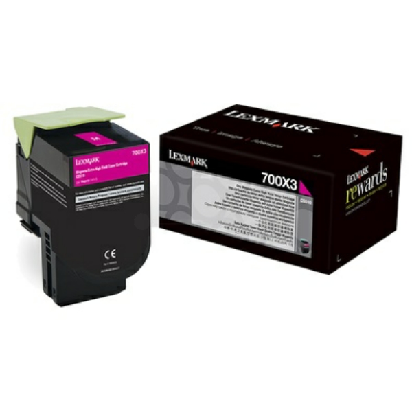 70C0X30 // 700X3 / magenta / original LEXMARK Toner magenta / 70C0X30 / 4000 S.