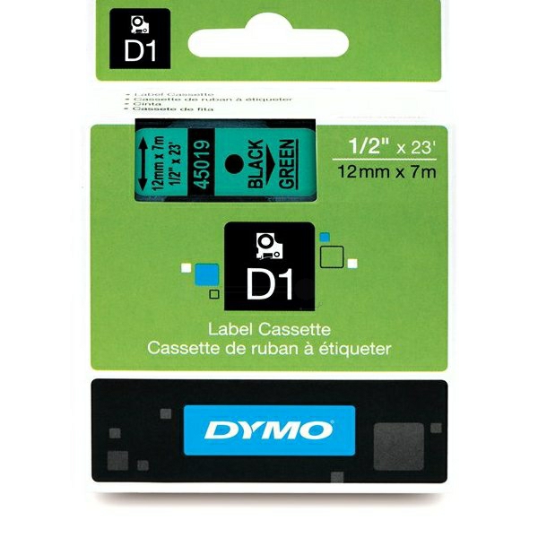 45019 // S0720590 / schwarz / original DYMO DirectLabelEtiketten / 45019