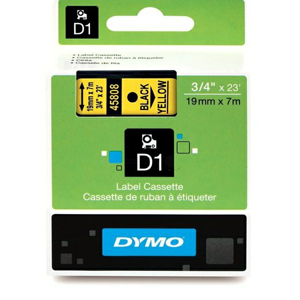 45808 // S0720880 / gelb / original DYMO DirectLabelEtiketten / 45808