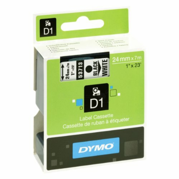 53713 // S0720930 / schwarz / original DYMO DirectLabelEtiketten / 53713