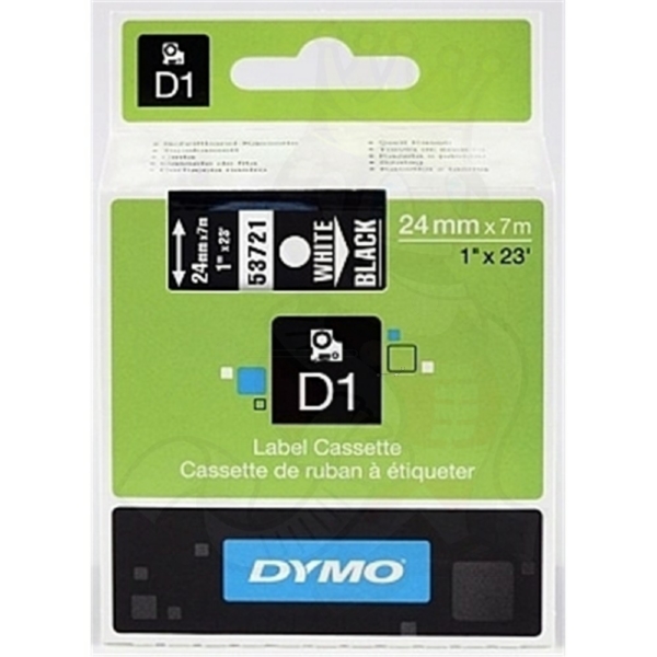 53721 // S0721010 / schwarz / original DYMO DirectLabelEtiketten / 53721