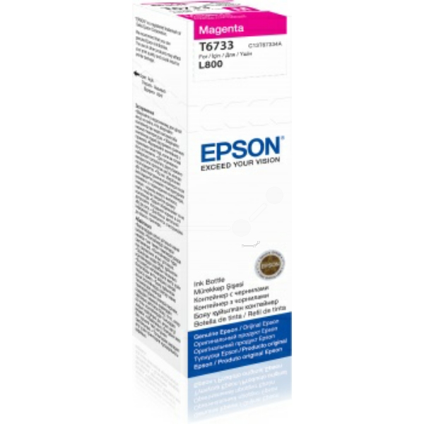 C13T67334A // T6733 / magenta / original EPSON Tintenflasche magenta / C13T67334A / 1800 S. / 70.00 ml
