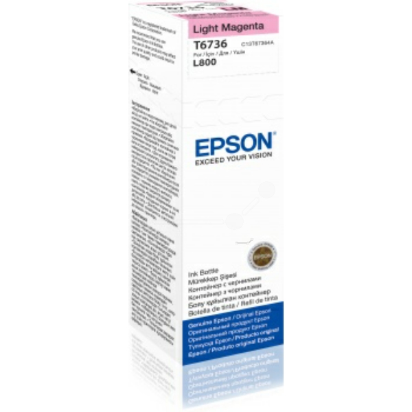 C13T67364A // T6736 / original EPSON Tintenflasche magenta hell / C13T67364A / 1800 S. / 70.00 ml
