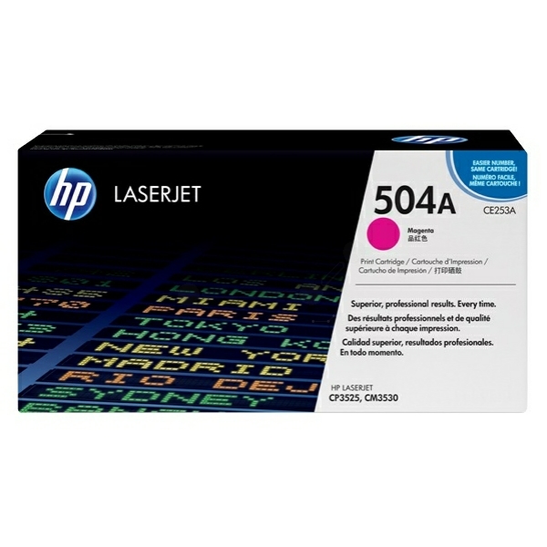 CE253A // 504A / magenta / original HP Toner magenta / CE253A / 7000 S.
