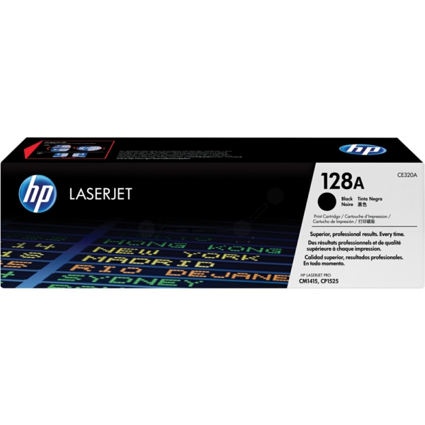 CE320A // 128A / schwarz / original HP Toner schwarz / CE320A / 2000 S.