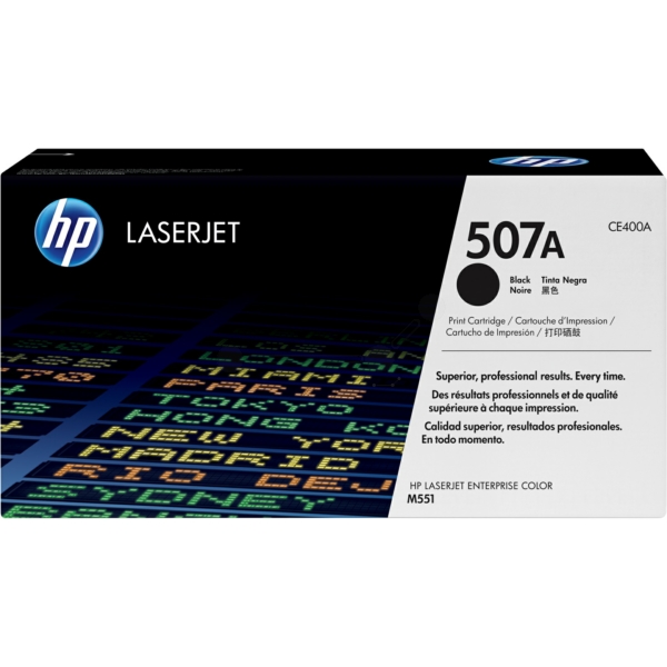 CE400A // 507A / schwarz / original HP Toner schwarz / CE400A / 5500 S.