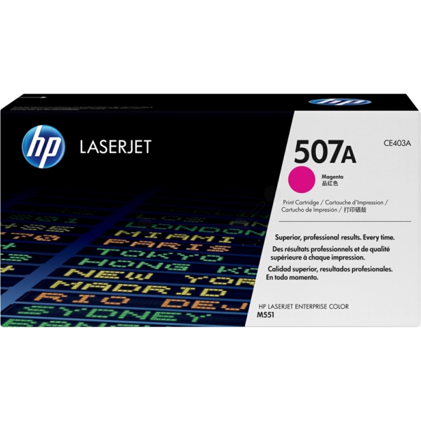 CE403A // 507A / magenta / original HP Toner magenta / CE403A / 6000 S.