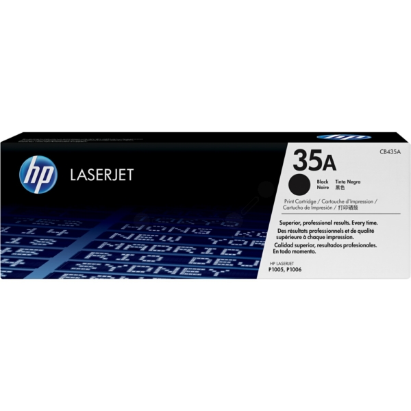 CB435A // 35A / schwarz / original HP Toner schwarz / CB435A / 1500 S.