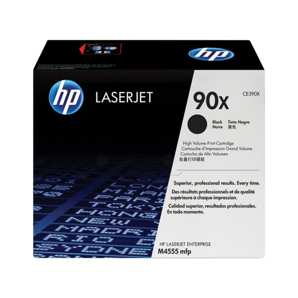 CE390X // 90X / schwarz / original HP Toner schwarz / CE390X / 24000 S.
