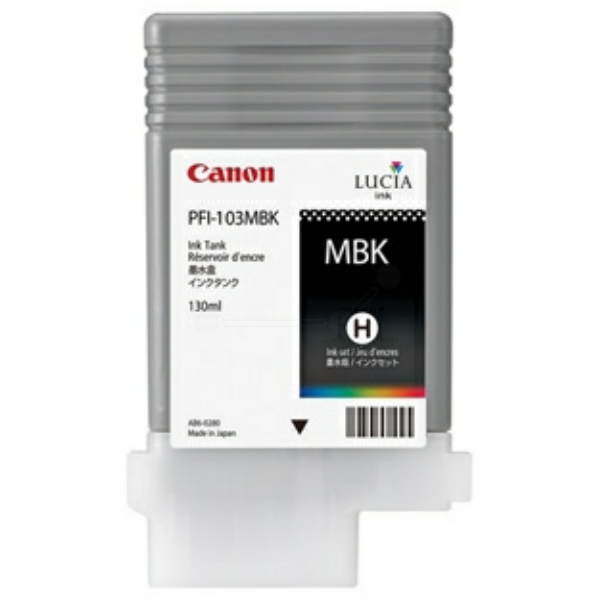 2211B001 // PFI103MBK / schwarz / original CANON Tintenpatrone schwarz matt / 2211B001 / 130.00 ml