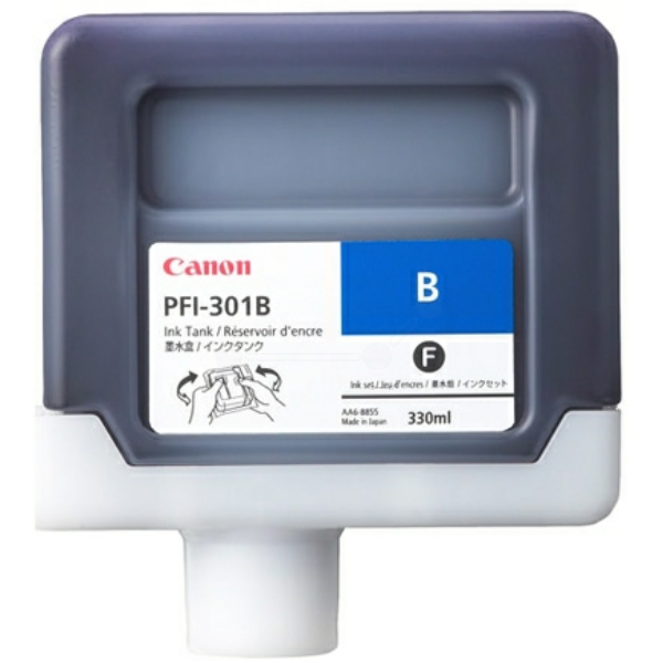 1494B001 // PFI301B / original CANON Tintenpatrone blau / 1494B001 / 330.00 ml