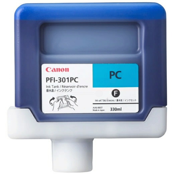 1490B001 // PFI301PC / cyan / original CANON Tintenpatrone cyan hell / 1490B001 / 330.00 ml